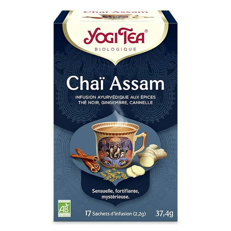 Infusion ayurvédique aux épices bio - Chaï Assam - 17 infusettes