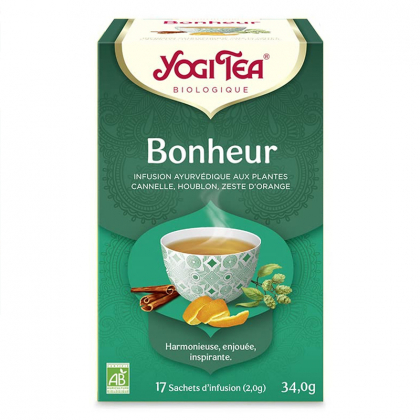 Infusion ayurvédique aux plantes bio - Bonheur - 17 infusettes