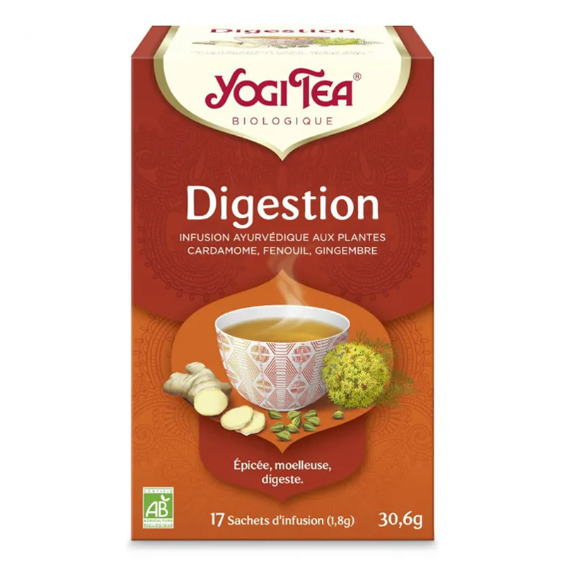 Digestion - Infusion ayurvédique aux plantes bio - 17 infusettes