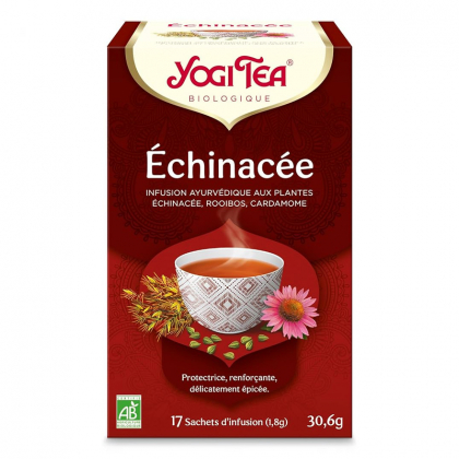 Échinacée - Infusion ayurvédique aux plantes bio - 17 infusettes