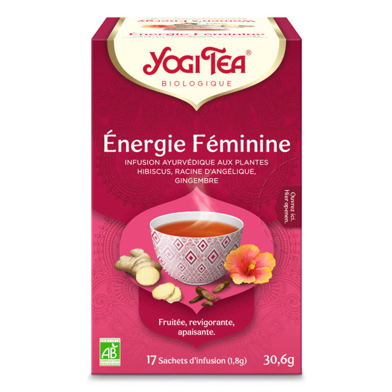 Énergie féminine - Infusion ayurvédique aux plantes bio - 17 infusettes