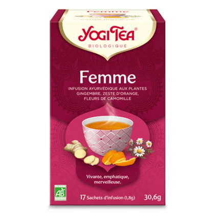 Femme - Infusion ayurvédique aux plantes bio - 17 infusettes