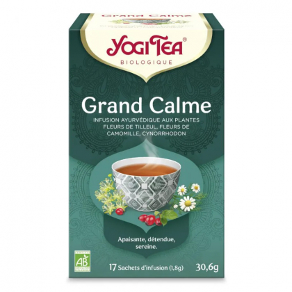 Grand calme - Infusion ayurvédique aux plantes bio - 17 infusettes