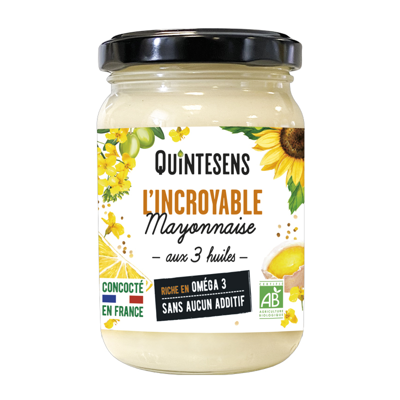 L'incroyable mayonnaise bio - 180g