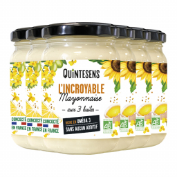 L'incroyable mayonnaise bio - Lot de 6x180g