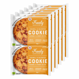 Cookie au caramel et pointe de sel - Lot de 12x65g