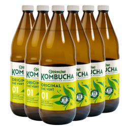 Kombucha original au thé vert - Lot de 6x1L