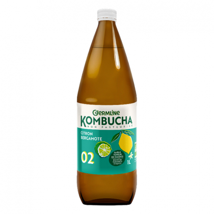 Kombucha au citron et bergamote - 1L