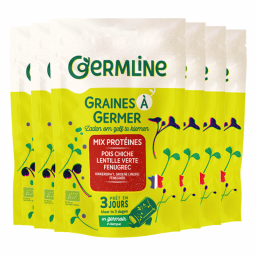 Graines à germer - Mix protéines - Lot de 6x200g