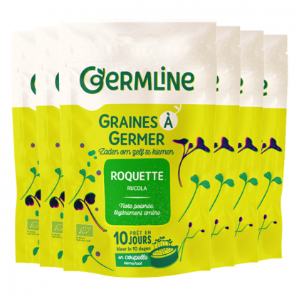 Graines à germer - Roquette - Lot de 6x100g