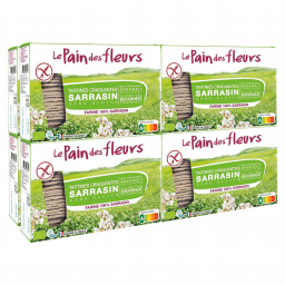 Tartines craquantes au sarrasin sans gluten - Lot de 8x300g