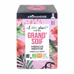 Thé glacé hibiscus menthe - L'Ethé glacé Grand soif' - 20 infusettes