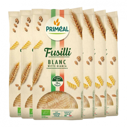 Fusilli blancs Italie - Lot de 6x1kg