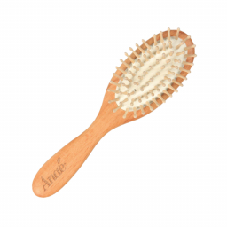 Brosse à cheveux - Bois et picots bois - 18cm