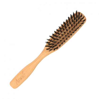 Brosse à cheveux fine - Bois et poils de sanglier