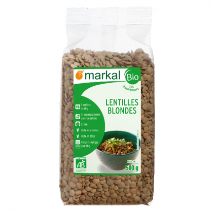 Lentilles blondes origine Italie - 500g