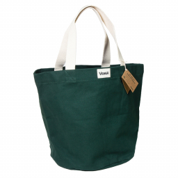 Sac cabas en fibres 100% bio - City vert kombu