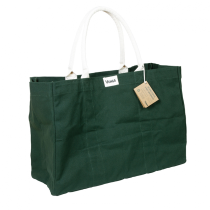 Sac cabas en fibres 100% bio - Vert kombu