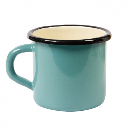 Tasse en fer émaillé - Bleue - 40cl