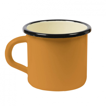 Tasse en fer émaillé - Jaune - 40cl