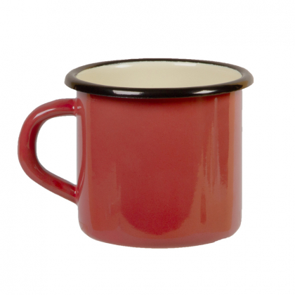 Tasse en fer émaillé - Terracotta - 40cl