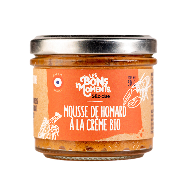 Mousse de homard à la crème bio - 90g