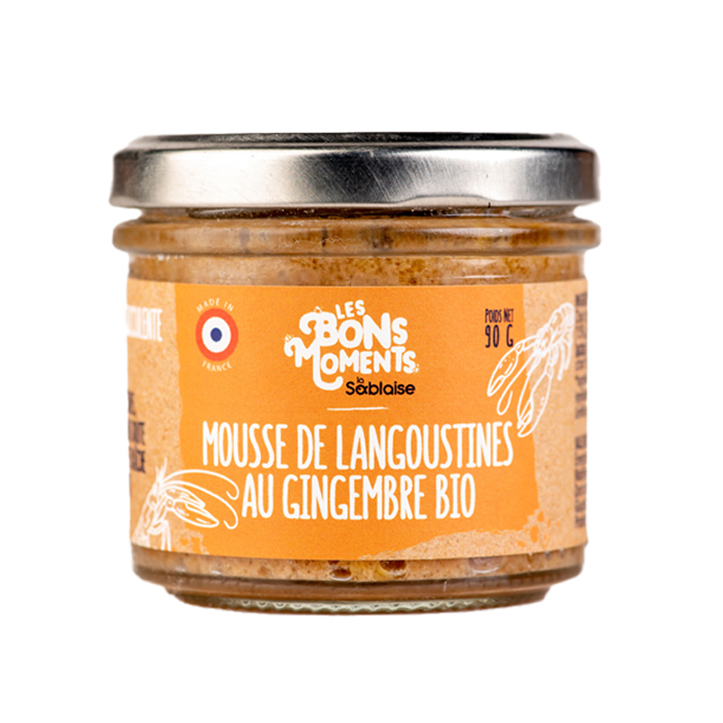 Mousse de langoustine au gingembre bio - 90g