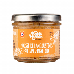 Mousse de langoustine au gingembre bio - 90g