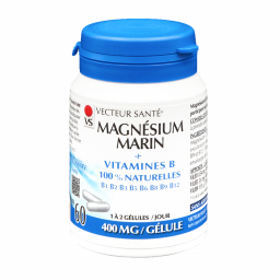 Magnésium marin et vitamine B - 60 gélules