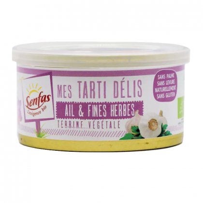 Terrine végétale Tarti Délis ail & fines herbes - 125g