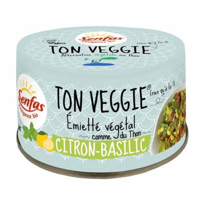 Ton veggie citron basilic - 120g