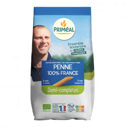 Penne demi-complète origine France - 500g