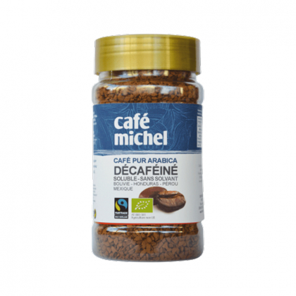 Café bio soluble décaféiné - Pur arabica - 100g