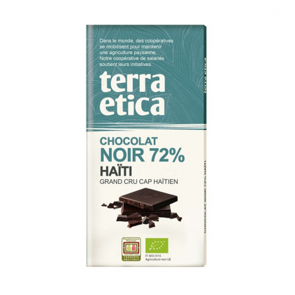 Chocolat noir 72% Haïti - 100g