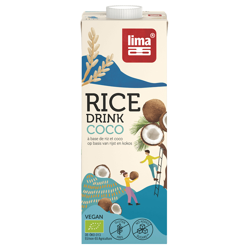 Boisson végétale bio de riz et coco - 1L