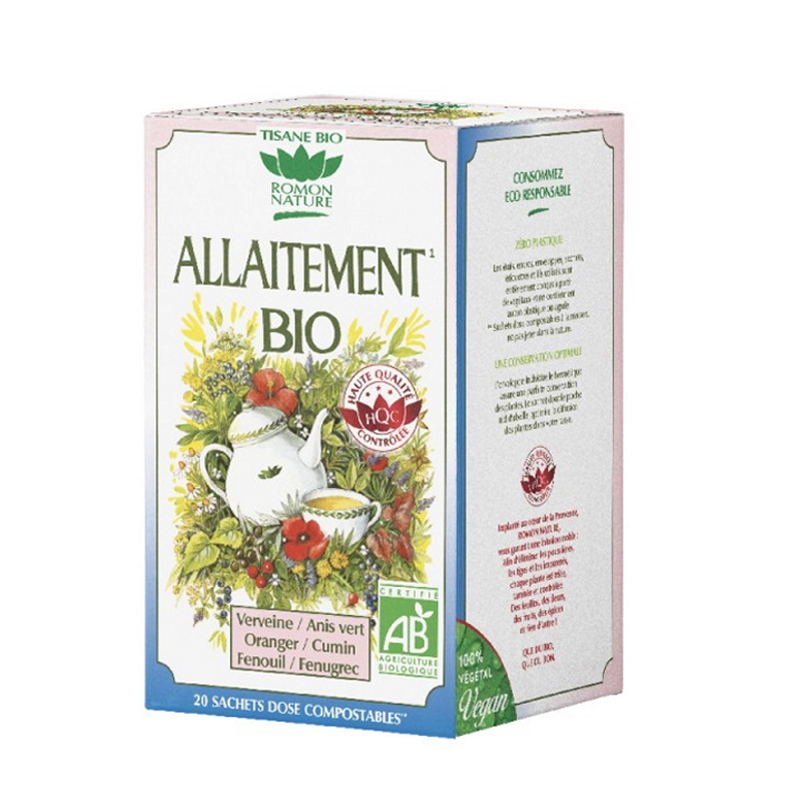 Tisane bio - Allaitement - Boite de 20 sachets