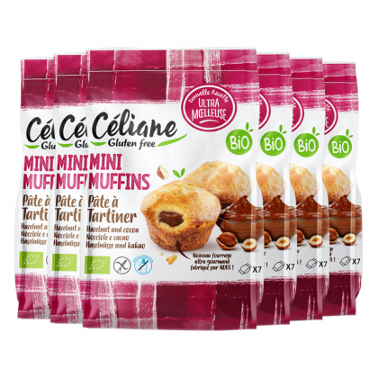 Mini muffins noisette bio sans gluten - 200g