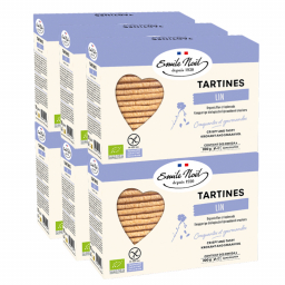 Tartines au lin sans gluten - Lot de 6x200g