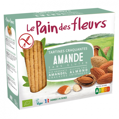 Tartines craquantes aux amandes sans gluten - 150g