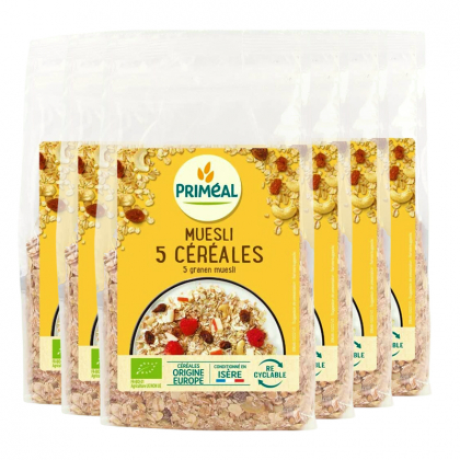 Muesli 5 céréales - Lot de 6 x 500g