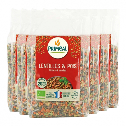 Lentilles & pois - Lot de 6x500g