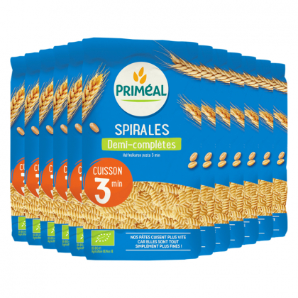 Spirales 1/2 complètes express - Lot de 12 x 500g