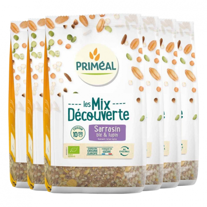 Mix découverte au blé, sarrasin et lupin - Lot de 6x400g