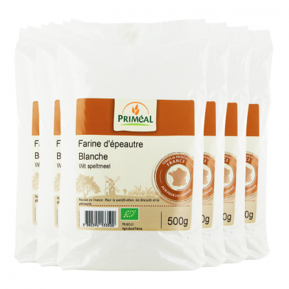 Farine d’épeautre blanche - Lot de 6 x 500g