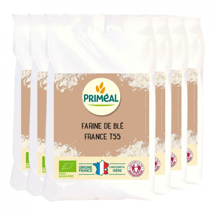 Farine de blé T55 - Lot de 6x1kg