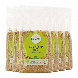 Graines de lin doré - Lot de 6x500g