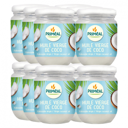 Huile vierge de coco bio - Lot de 12x200ml