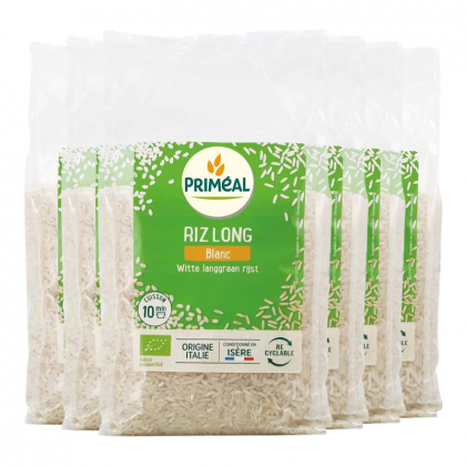 Riz long blanc - Lot de 6x1kg