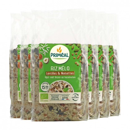 Riz mélo lentilles noisette - Lot de 6x500g