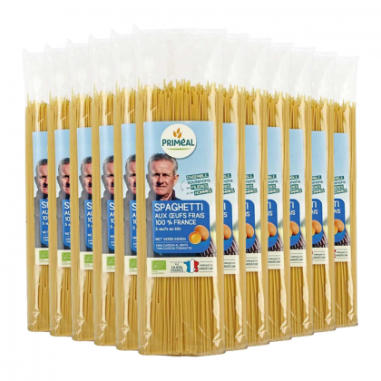 Spaghetti aux œufs frais - Lot de 12x500g